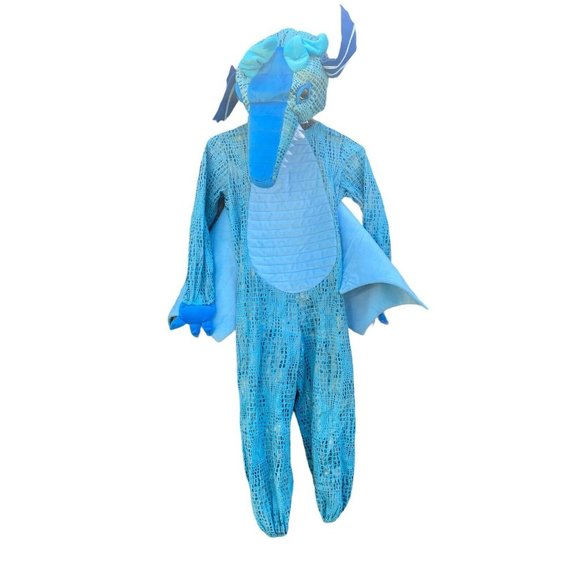 Pottery Barn Other - Pottery Barn Kids blue Dragon Halloween Costume 7-8 Trick or Treat